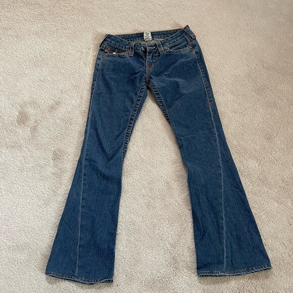 True Religion Jeans Women’s Size 27 Rn number 112790 Ca 30427 boot cut - Picture 1 of 8